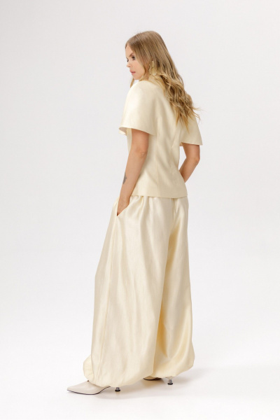 Брюки PiRS 6671 сливочный - фото 6