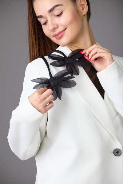 Жакет Rosheli 1174 молочный - фото 6