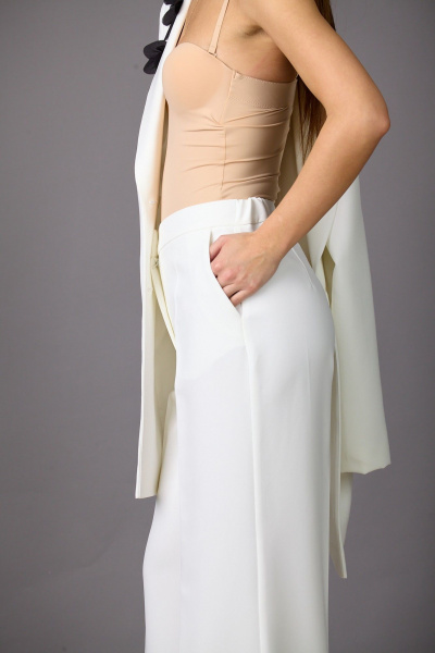 Брюки, жакет Rosheli 1175 молочный - фото 6