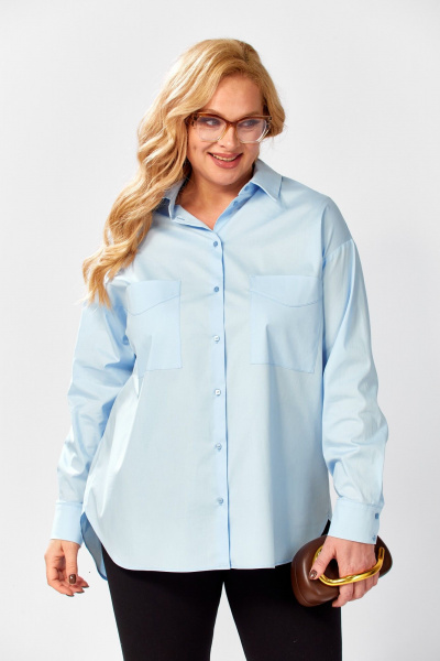 Рубашка Avenue 0343-1 светло-голубой - фото 1