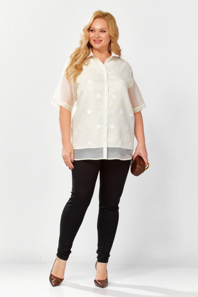 Рубашка Avenue 0352 молоко - фото 9