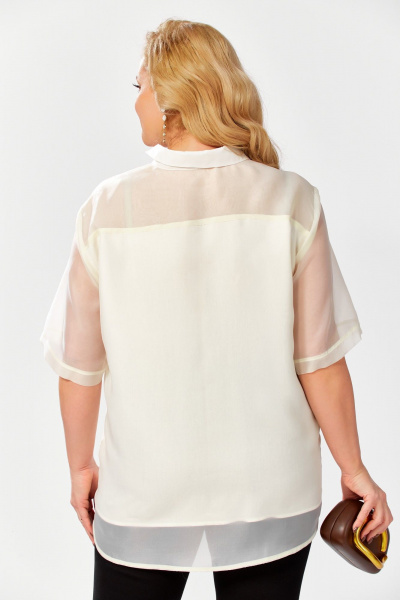 Рубашка Avenue 0352 молоко - фото 6