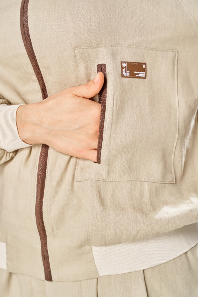 Брюки, бомбер Диомант 2154 натуральный - фото 10