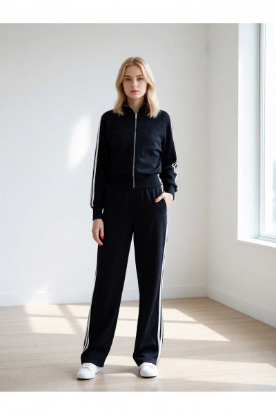 Брюки, джемпер Бобруйсктрикотаж 25738 черный - фото 1