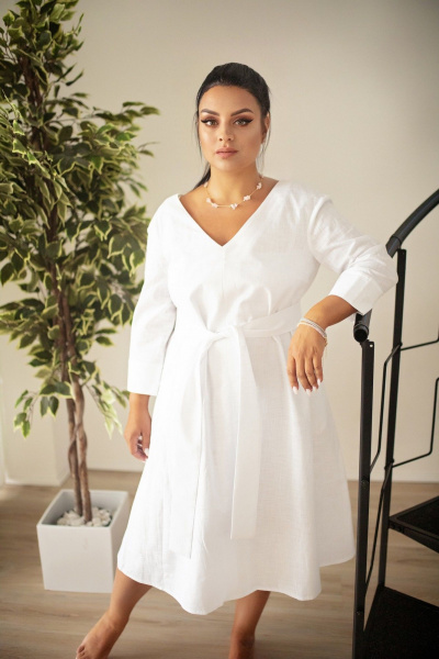Платье Dolce Forma PLAT-BEL-02_белый_короткой - фото 4