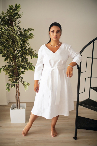 Платье Dolce Forma PLAT-BEL-02_белый_короткой - фото 3