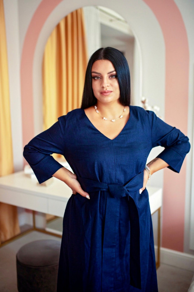 Платье Dolce Forma PLAT-BEL-02_черника - фото 4