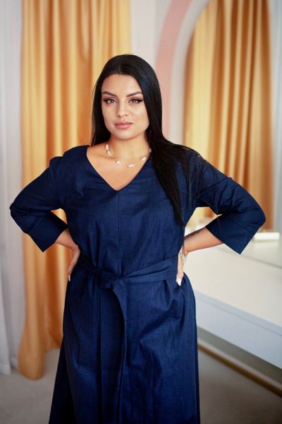 Платье Dolce Forma PLAT-BEL-02_черника - фото 3