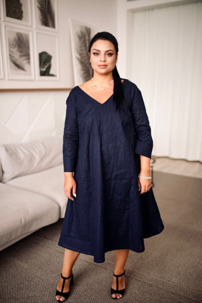 Платье Dolce Forma PLAT-BEL-02_черника_короткой - фото 7