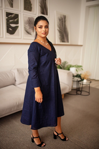 Платье Dolce Forma PLAT-BEL-02_черника_короткой - фото 4