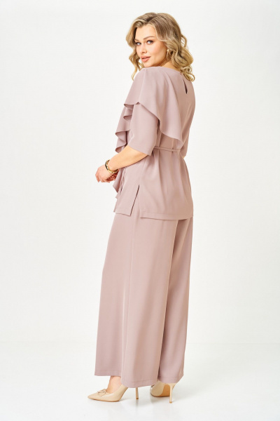 Блуза, брюки TVIN 7008 пудра - фото 9