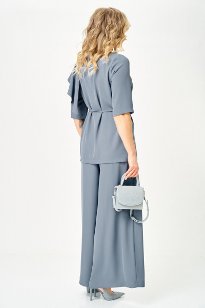 Блуза, брюки TVIN 7008 серый - фото 9