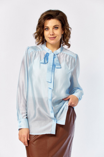 Блуза Kauhanka 033 голубой - фото 3
