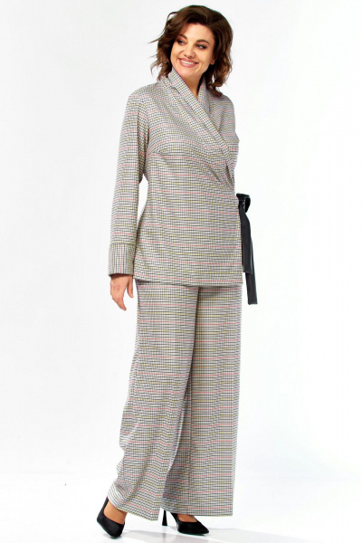 Брюки, жакет Celentano lite 5081 клетка - фото 3