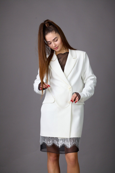Пиджак Rosheli 1168/1 молочный - фото 1