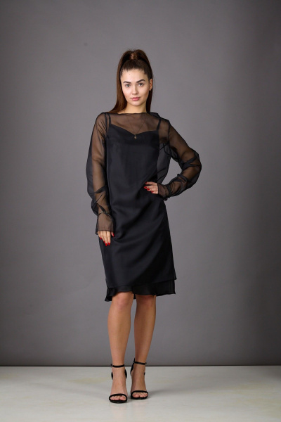 Платье Rosheli 1176 черный - фото 11