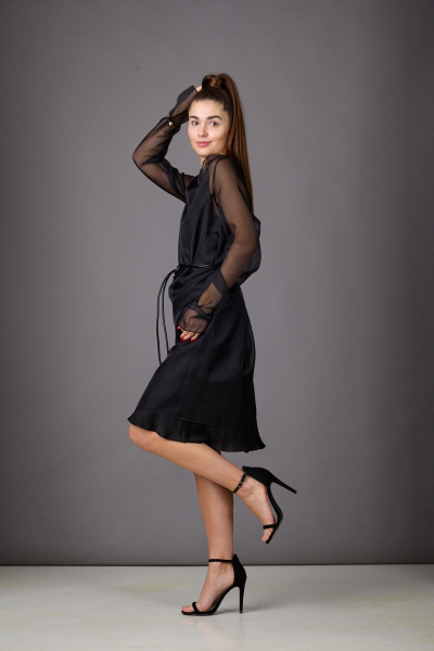 Платье Rosheli 1176 черный - фото 9