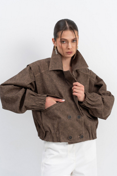 Куртка Luna М-267 коричневый - фото 9