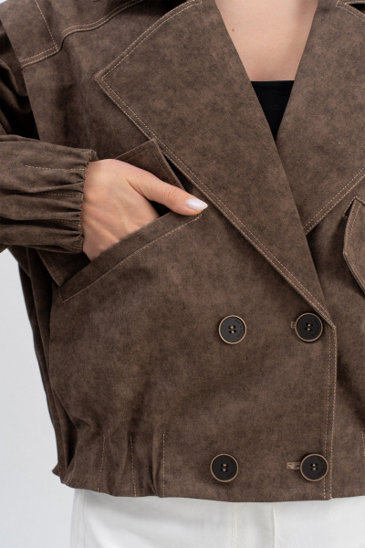 Куртка Luna М-267 коричневый - фото 6