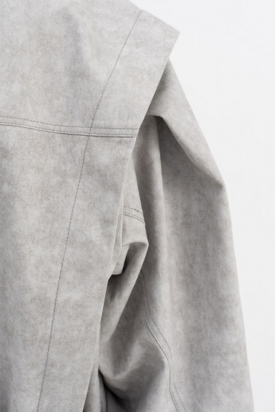 Тренч Luna М-270 серый - фото 4