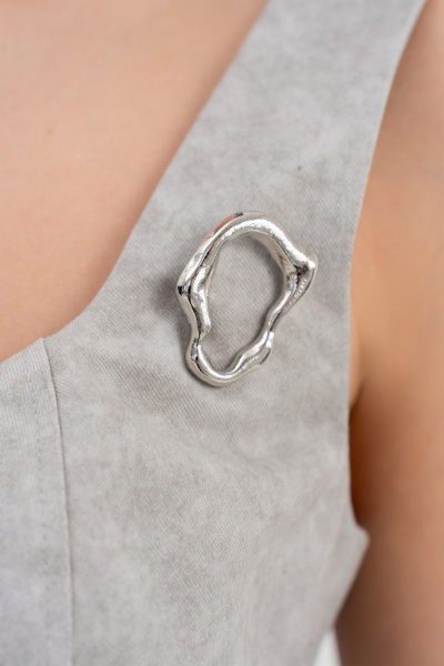 Топ Luna М-271 серый - фото 7