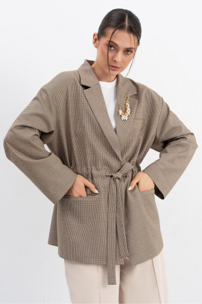 Жакет Luna М-274 бежевый - фото 7