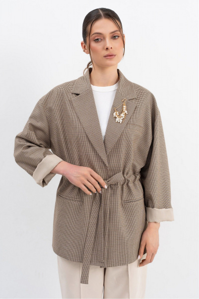 Жакет Luna М-274 бежевый - фото 6