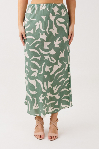 Блуза, юбка Mubliz 244 олива - фото 11