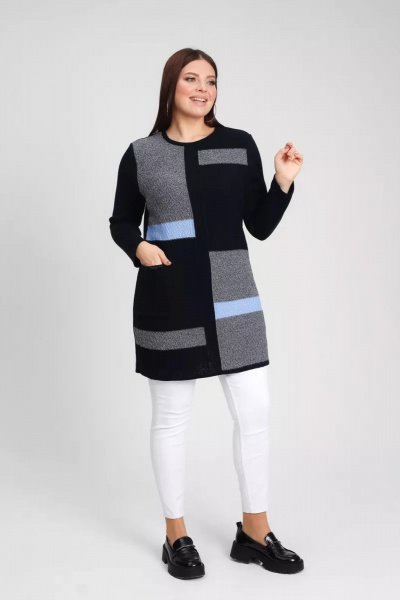 Туника BONADI 1899 синий-голубой - фото 5