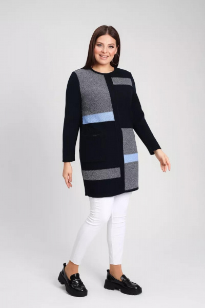 Туника BONADI 1899 синий-голубой - фото 7