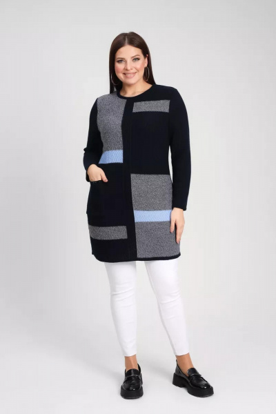 Туника BONADI 1899 синий-голубой - фото 8