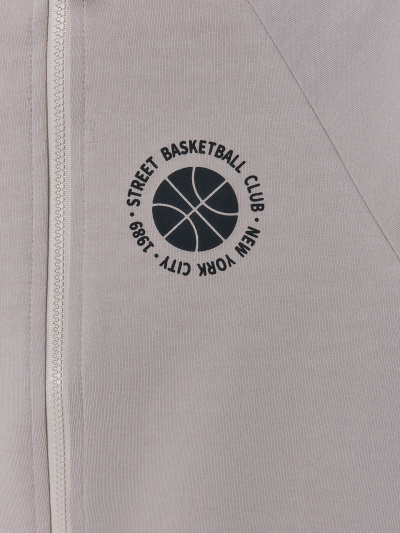 Толстовка Mark Formelle 363358/25-42033П-2 серый_пепел_печать_2_сл_на_пол_2_сл_на_спинке - фото 5