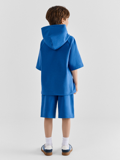 Худи, шорты Mark Formelle 393348/25-41847П-2 синий_океан_печать_2_сл_на_пол_2_сл_на_пол - фото 2