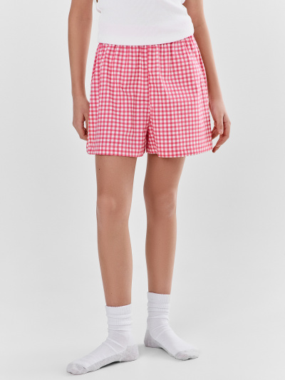 Шорты Mark Formelle 537001/25-39687ПП-9 розовая_клетка1 - фото 1