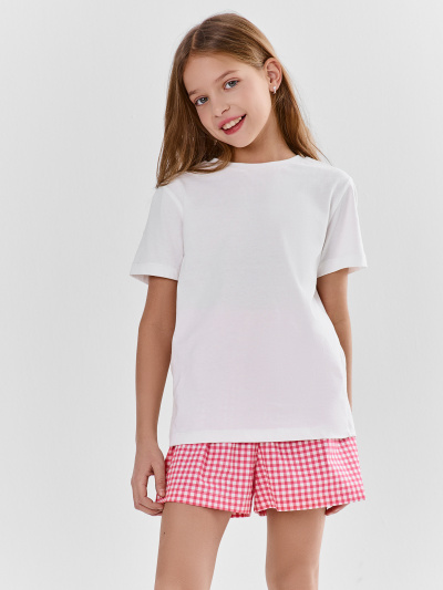 Шорты Mark Formelle 537001/25-39688ПП-9 розовая_клетка1 - фото 1