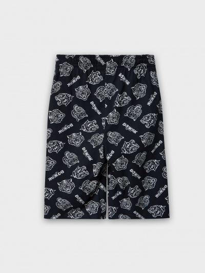 Футболка, шорты Mark Formelle 563327/25-40737ПП-0 черный_тигры_на_черном_3_сл_на_пол - фото 2