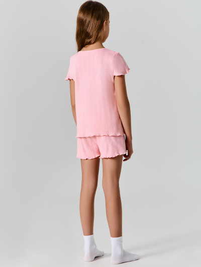 Футболка, шорты Mark Formelle 567752/25-32377Ц-1 розовый - фото 5
