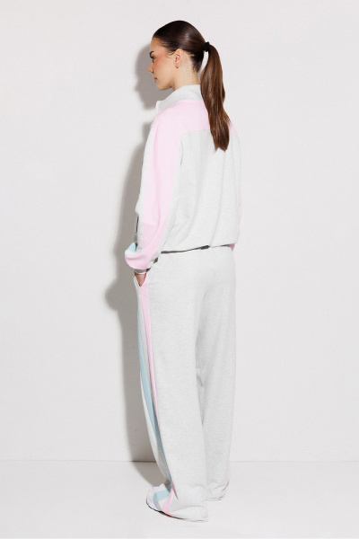 Брюки Butеr 3277 светло-серый - фото 4