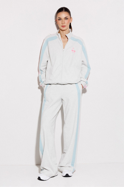 Брюки Butеr 3277 светло-серый - фото 1