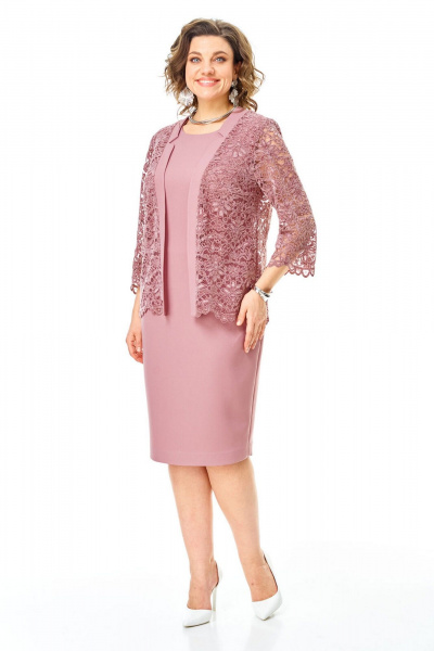 Кардиган, платье VI ORO VR-1254 пыльная_роза - фото 21