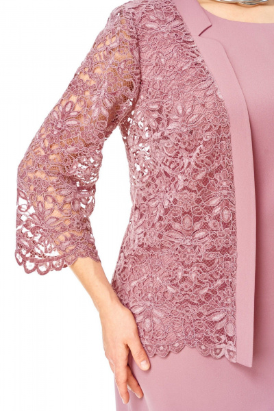 Кардиган, платье VI ORO VR-1254 пыльная_роза - фото 11
