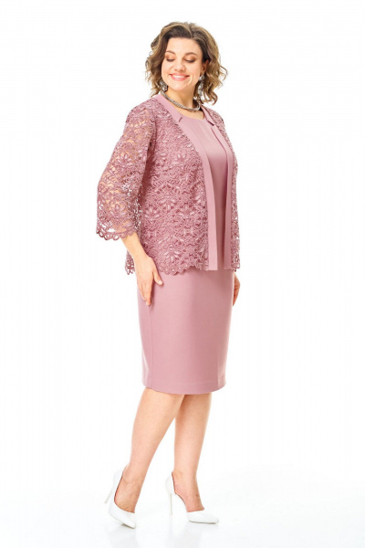 Кардиган, платье VI ORO VR-1254 пыльная_роза - фото 1