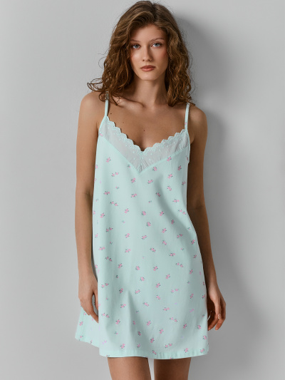 Сорочка Mark Formelle 152496/25-40044ПК-5 цветы_на_мятном - фото 7