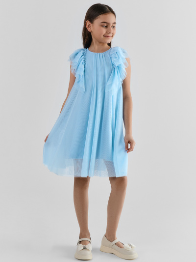 Платье Mark Formelle 157976/25-37596Ц-16 серо_голубой - фото 4