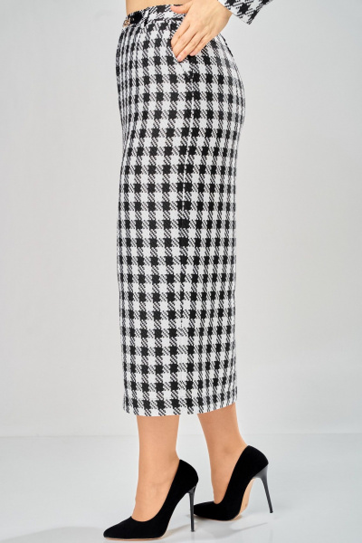 Юбка Andina city 1026-26 черно-белый - фото 5