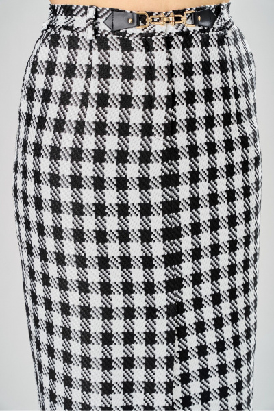 Юбка Andina city 1026-26 черно-белый - фото 3