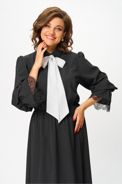 Платье Andina city 8039-25 черный_в_горх - фото 6