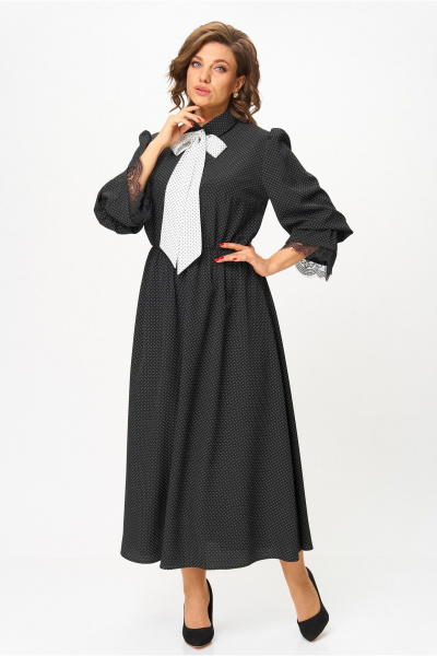 Платье Andina city 8039-25 черный_в_горх - фото 3