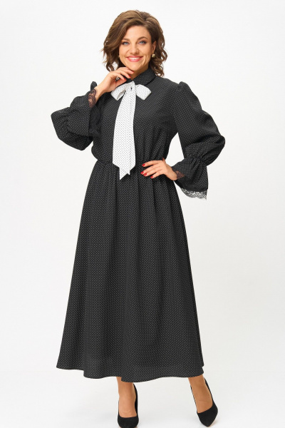 Платье Andina city 8039-25 черный_в_горх - фото 1