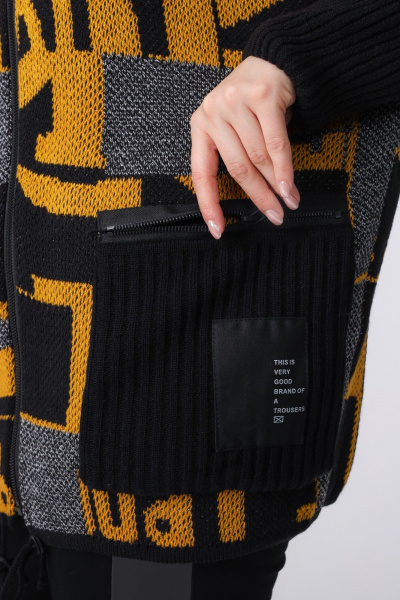 Кардиган BONADI 1807 горчица - фото 7